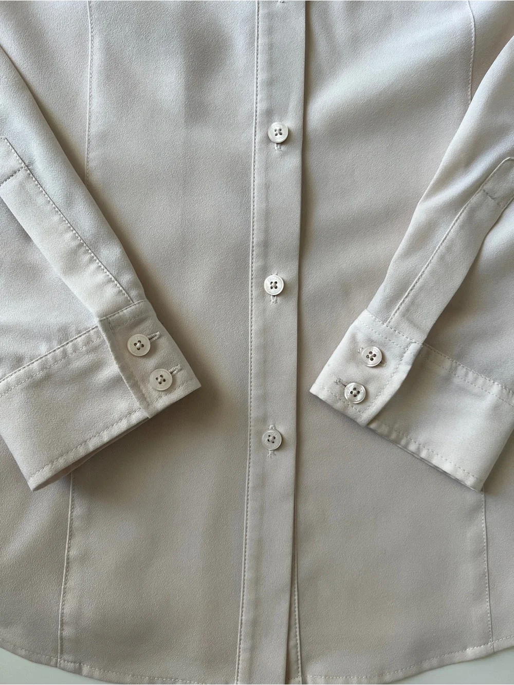 AX Armani Exchange Blush Beige Military Utility Blouse S